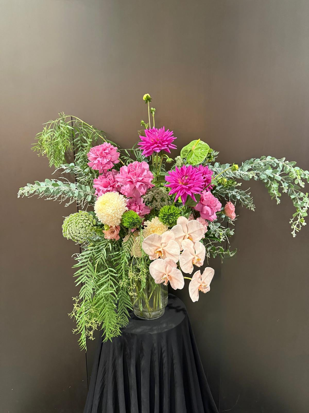 Seasonal Flower Vase Arrangement